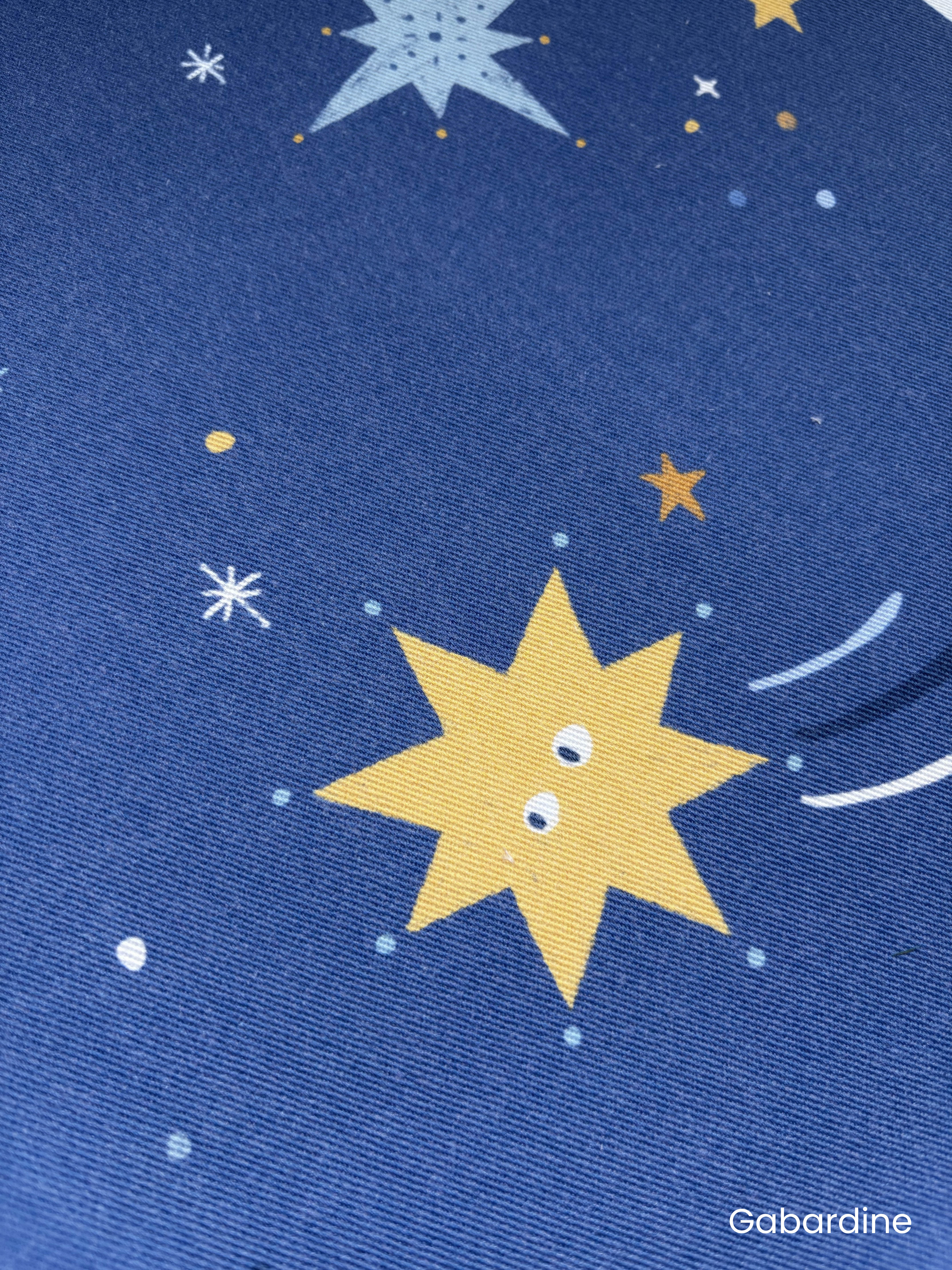 Nursery Fabric - Galaxy Blue