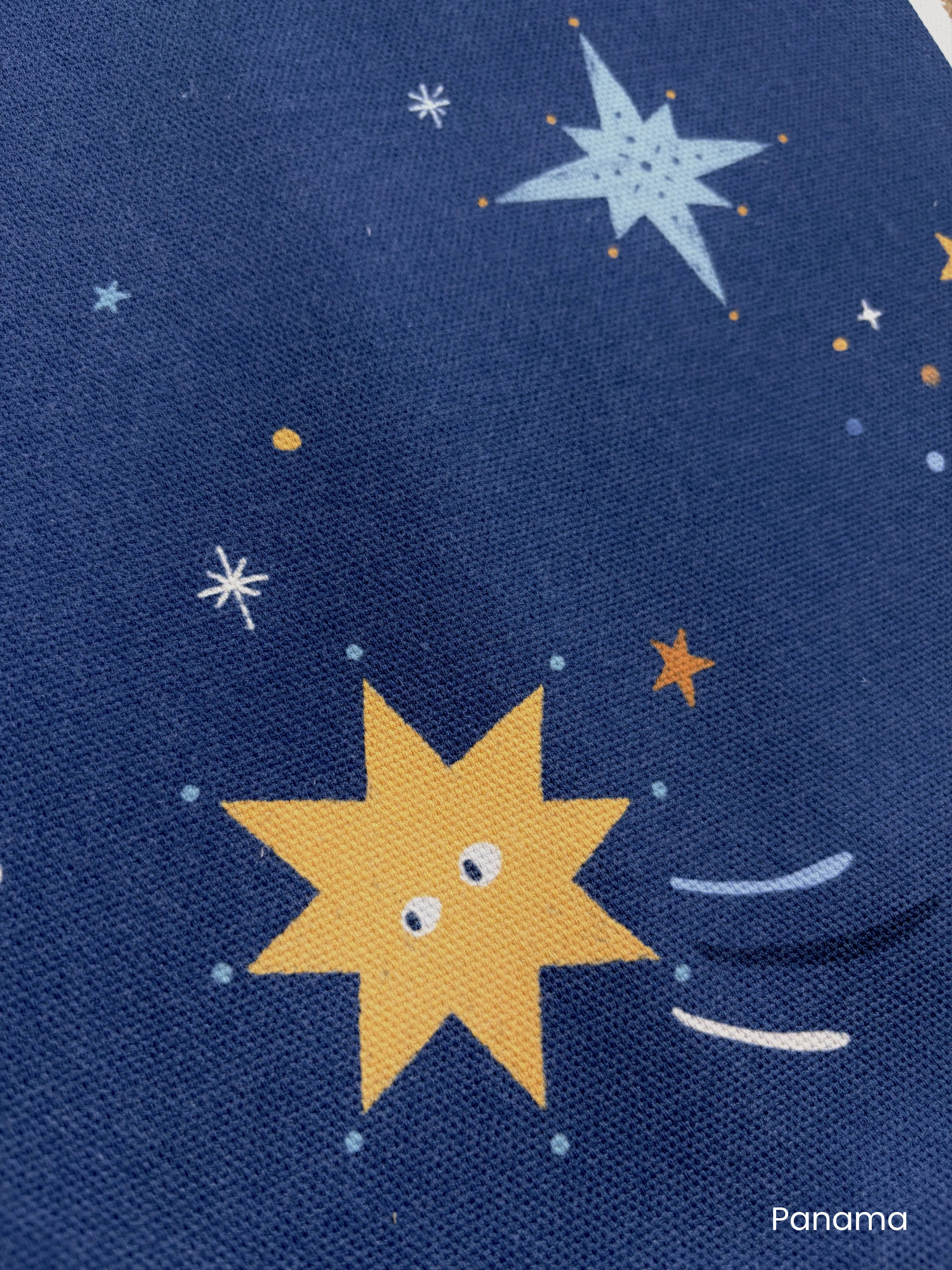 Nursery Fabric - Galaxy Blue