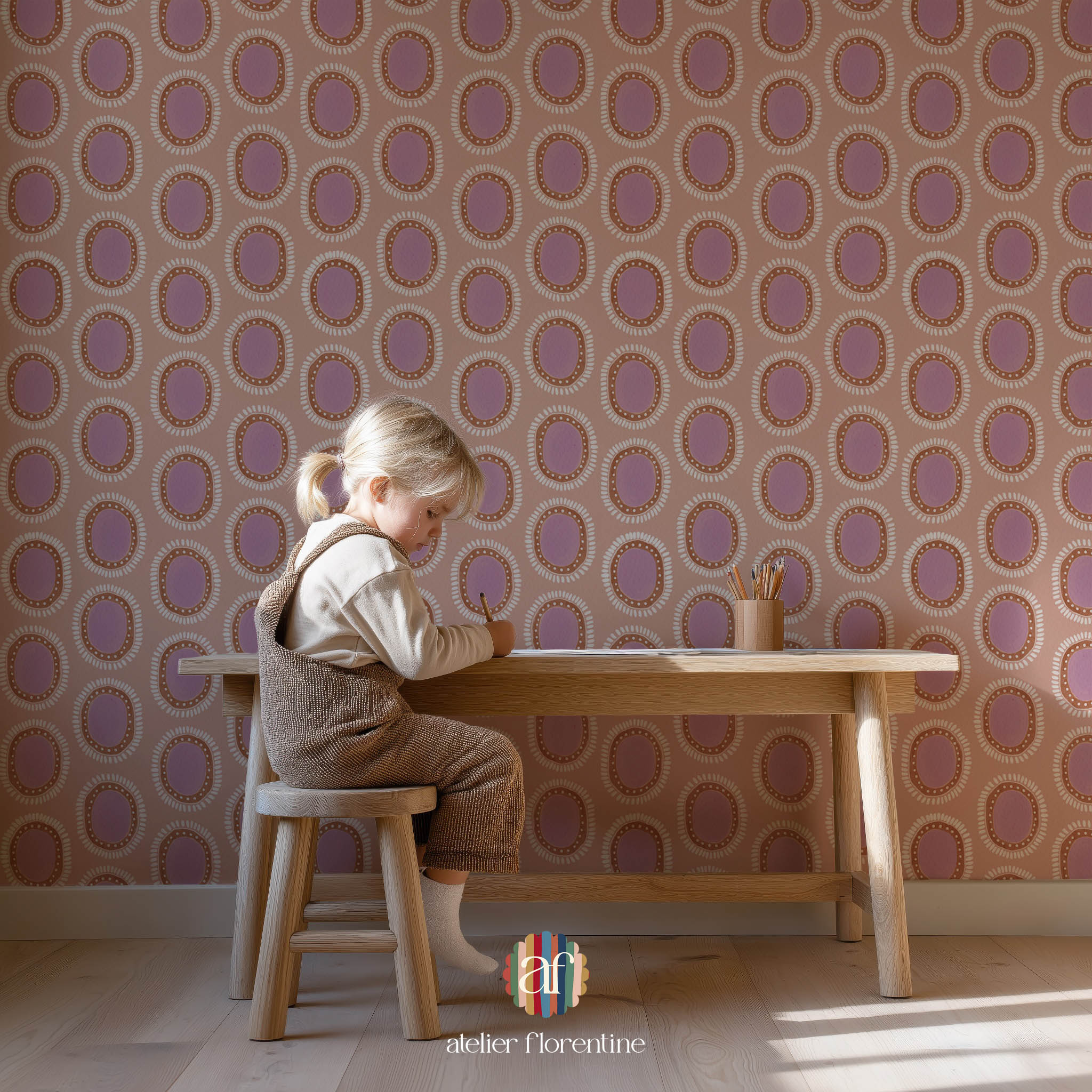 Wallpaper Boho - Pink