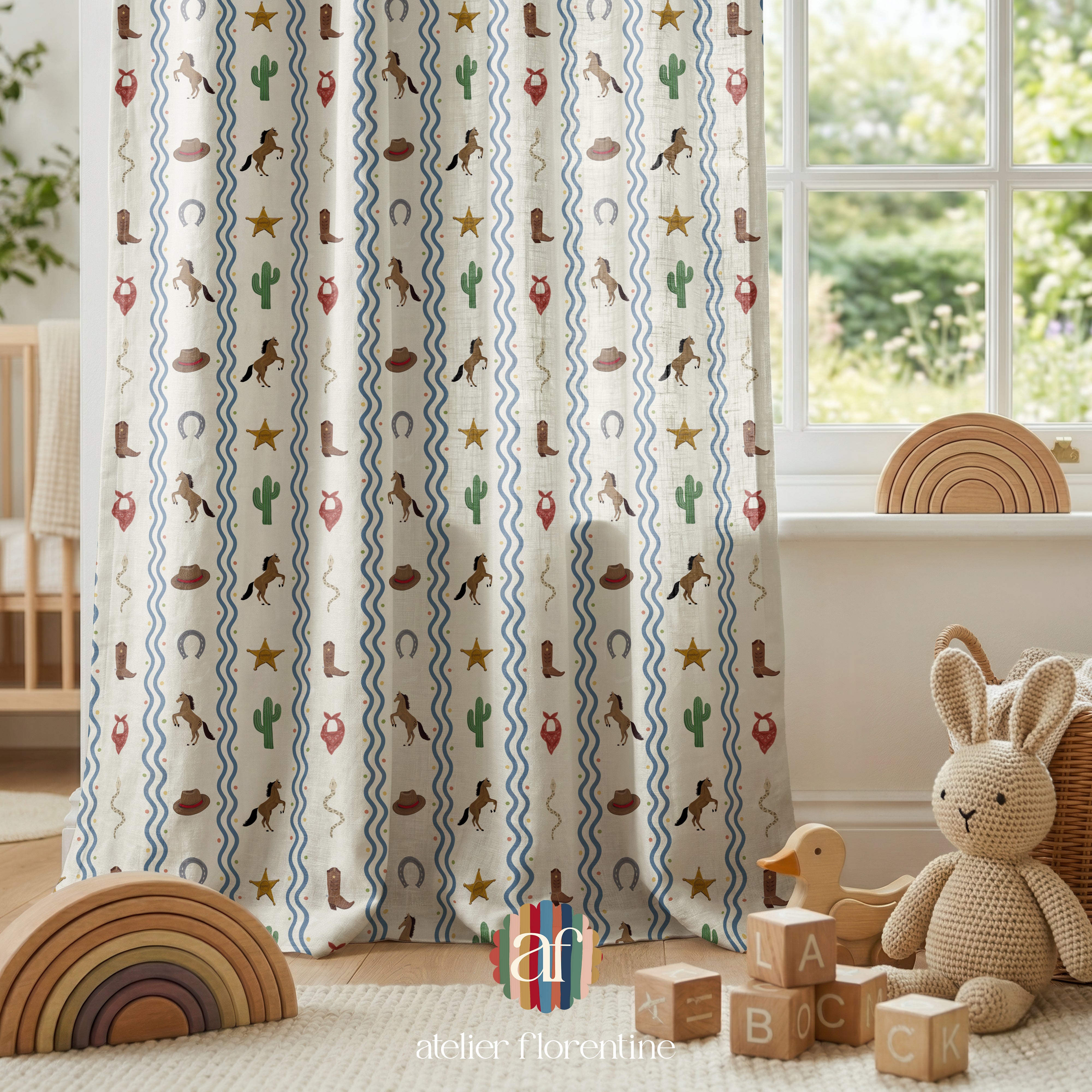 Nursery Fabric - Cowboy