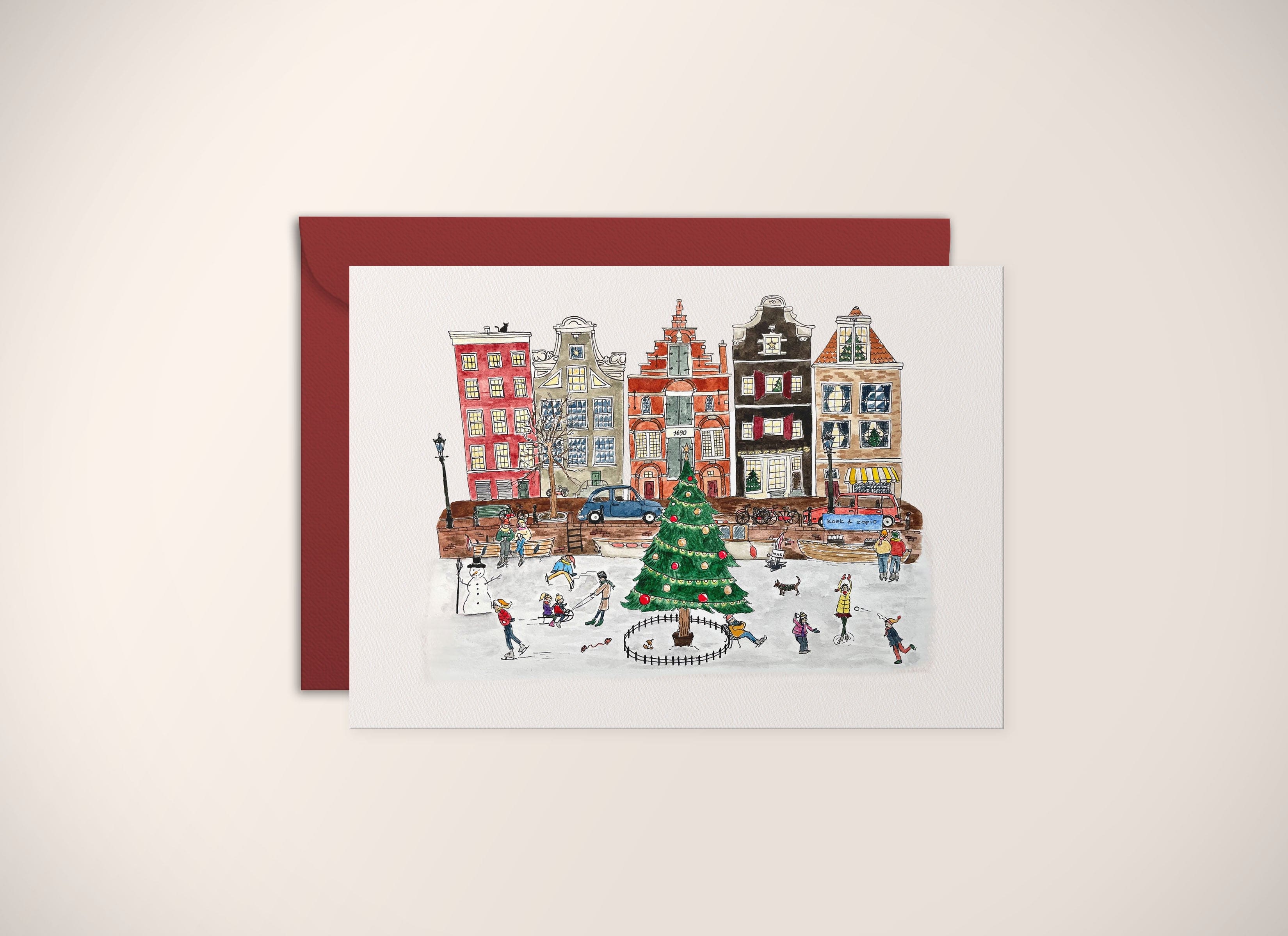 Christmas Cards Skating