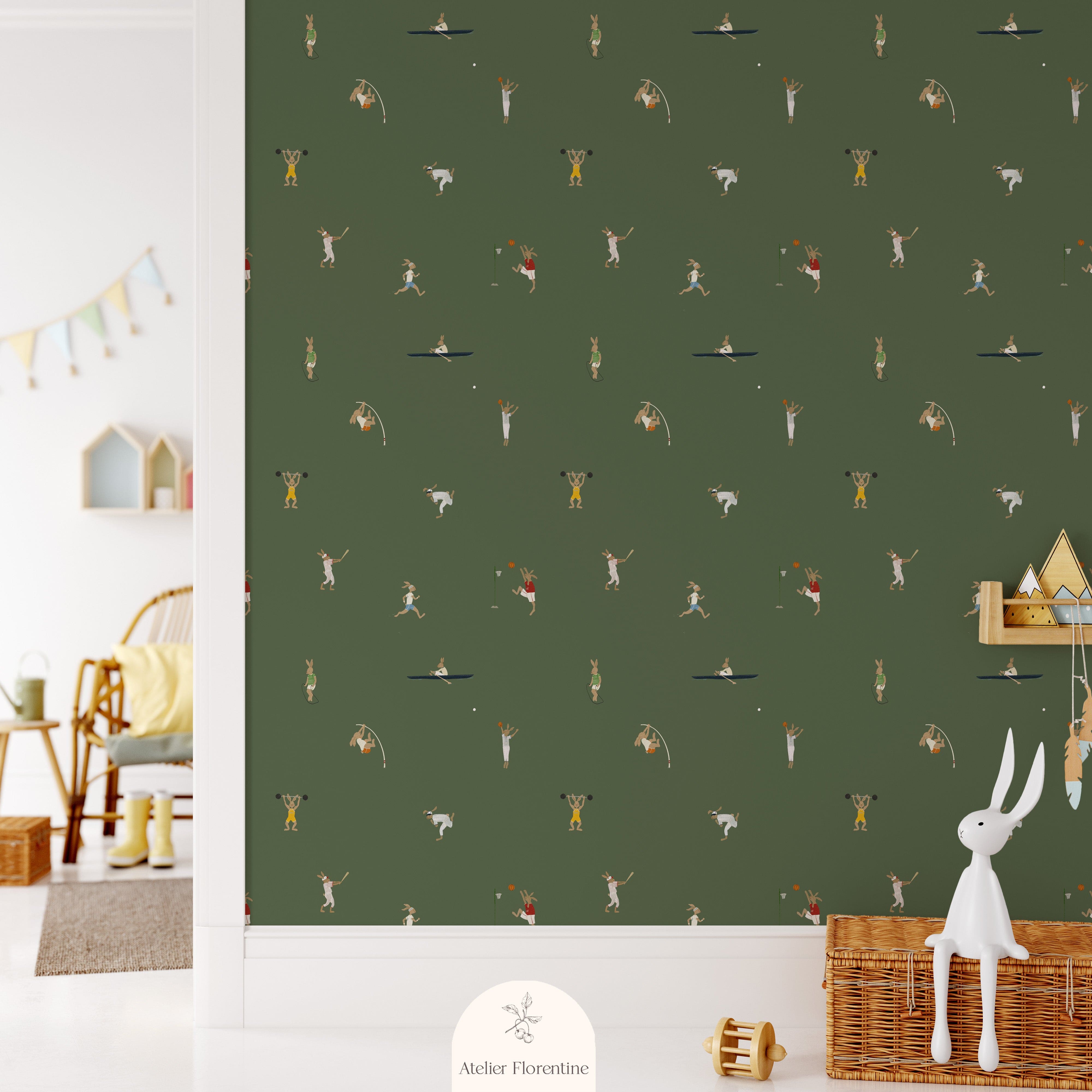 childrens wallpaper rabbits