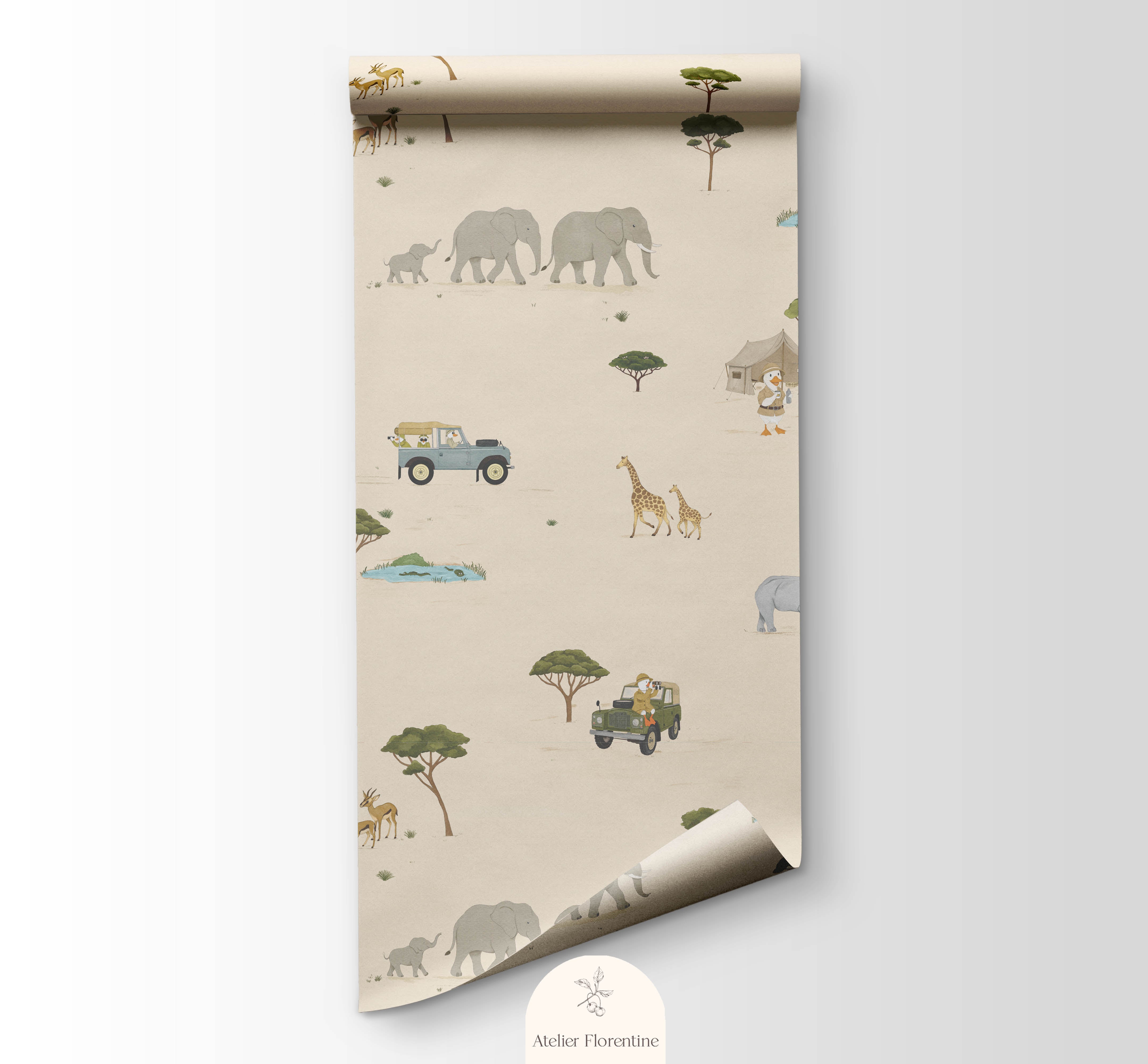 Wallpaper Safari Ducks - Special Edition
